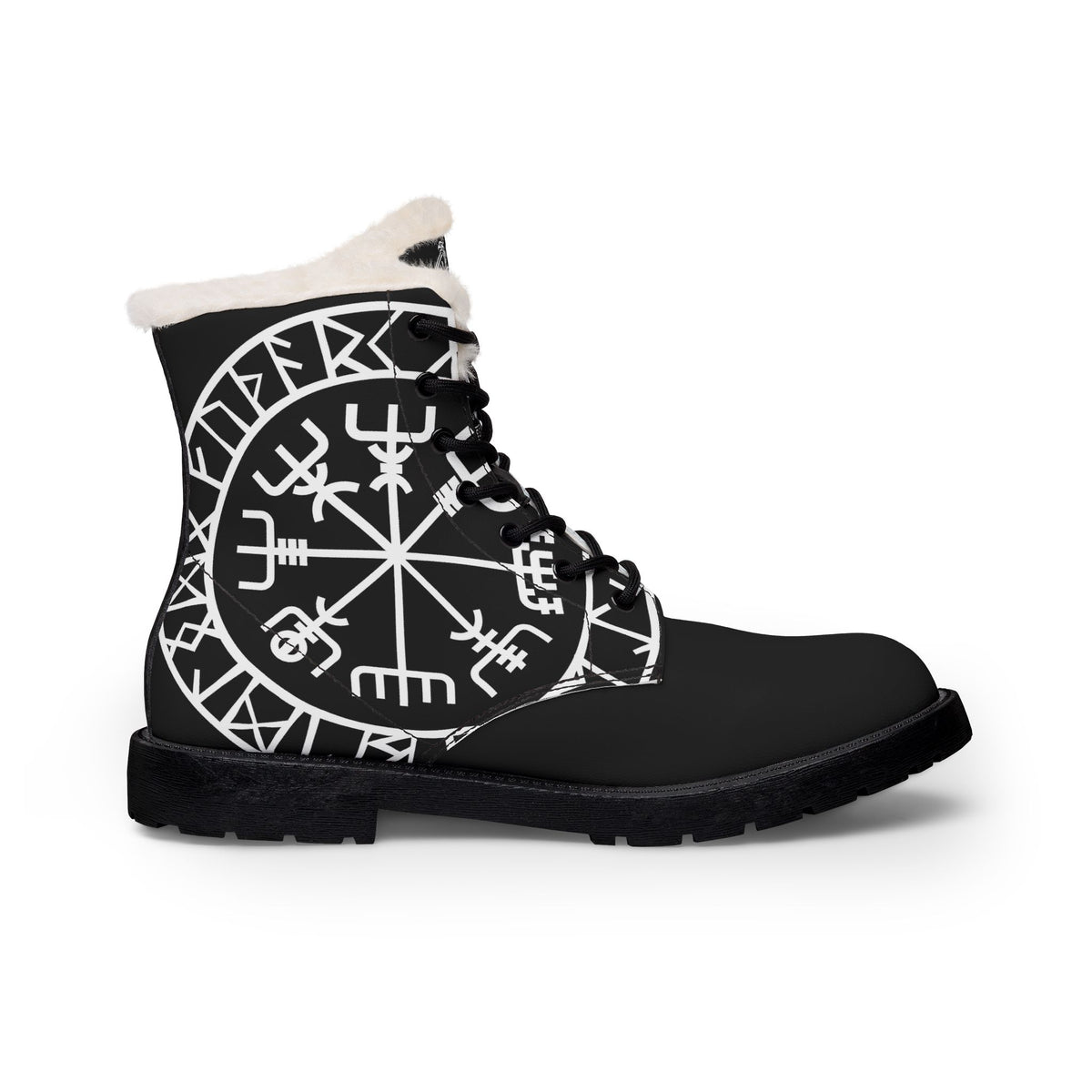 Men's Fur and Leather Boots