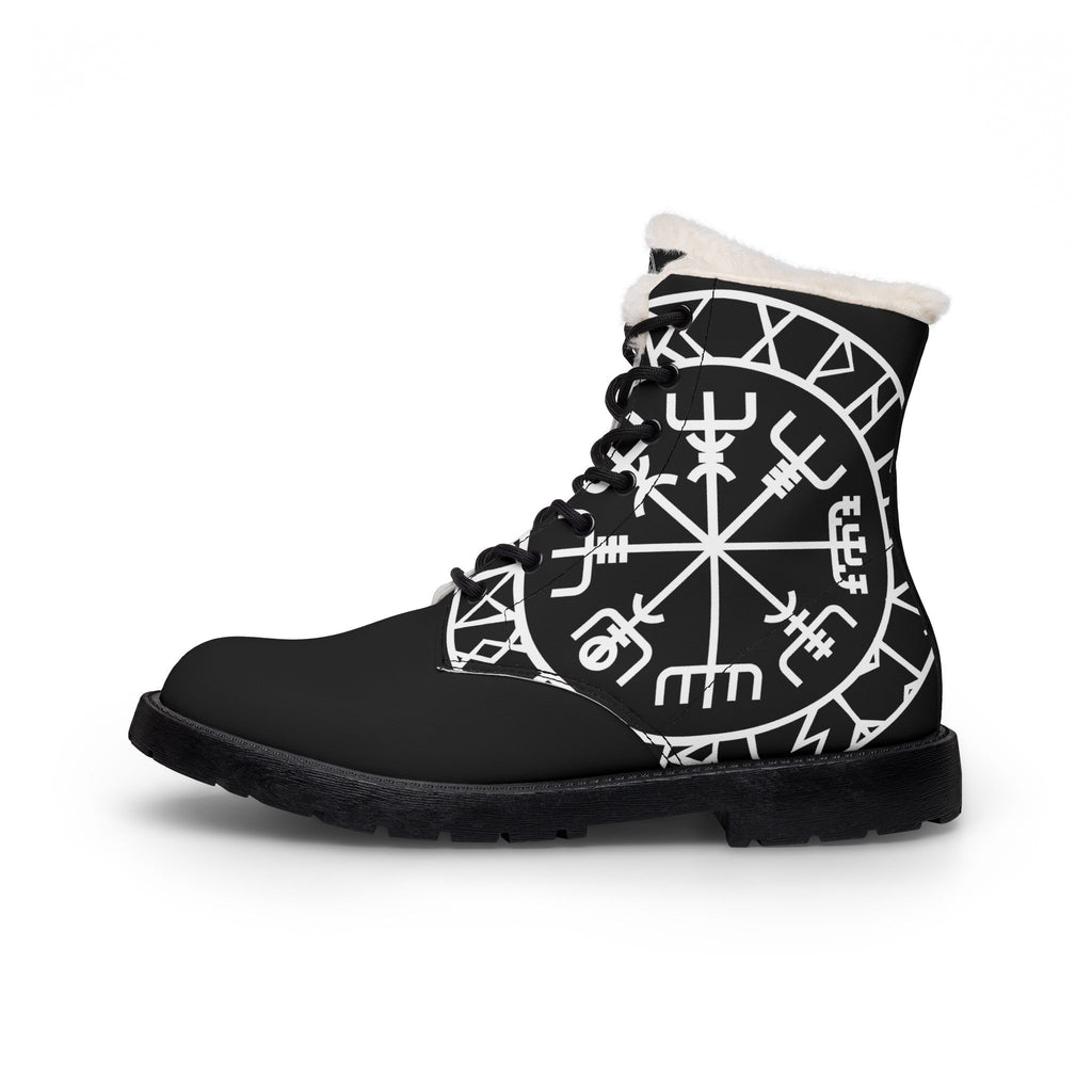 Men's Fur and Leather Boots