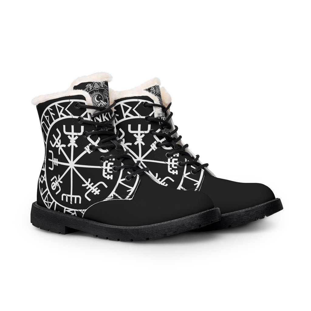 Men's Fur and Leather Boots