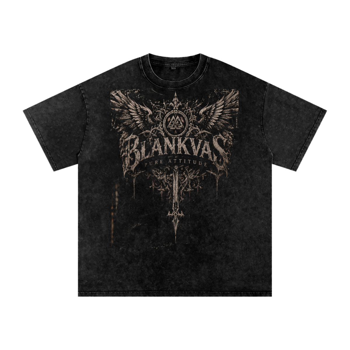BLANKVAS Snow Washed Oversized Tee